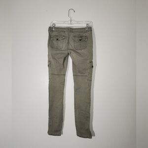 Hollister Women's Green Skinny Cargo Pants